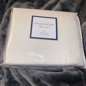 Charter Club Flannel Twin Sheet Set
